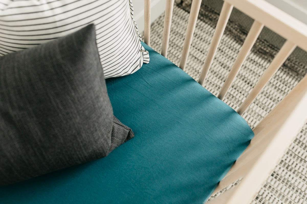 Premium Knit Fitted Crib Sheet - Jaspar
