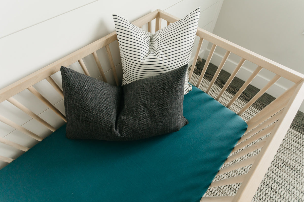 Premium Knit Fitted Crib Sheet - Jaspar