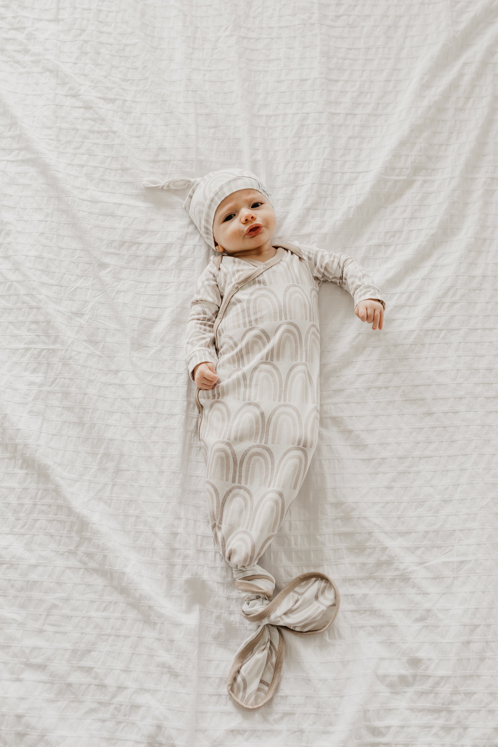 Newborn Knotted Gown - Bliss