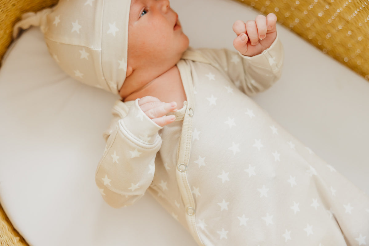 Newborn Knotted Gown - Twinkle