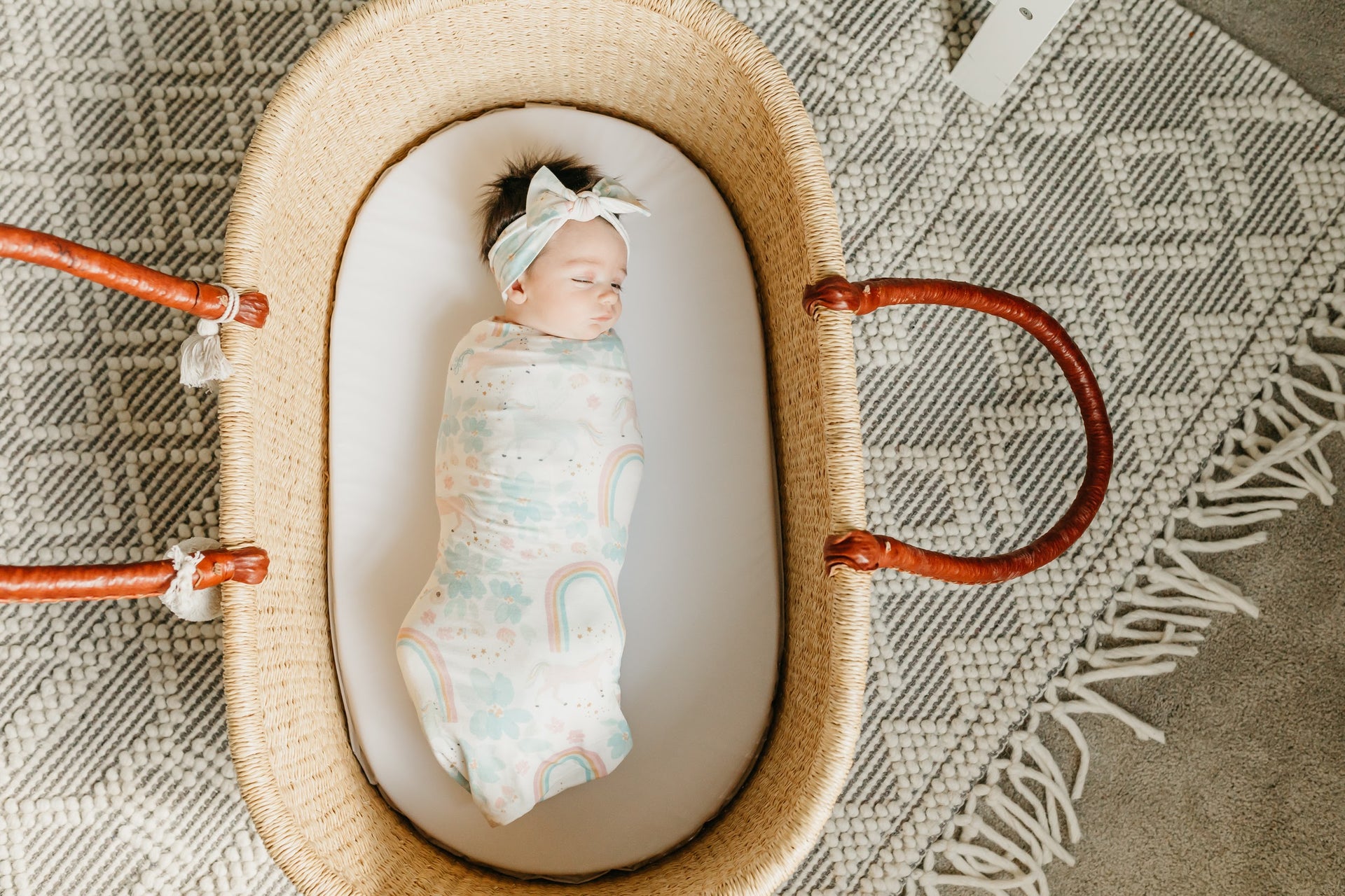 Knit Swaddle Blanket Whimsy Copper Pearl