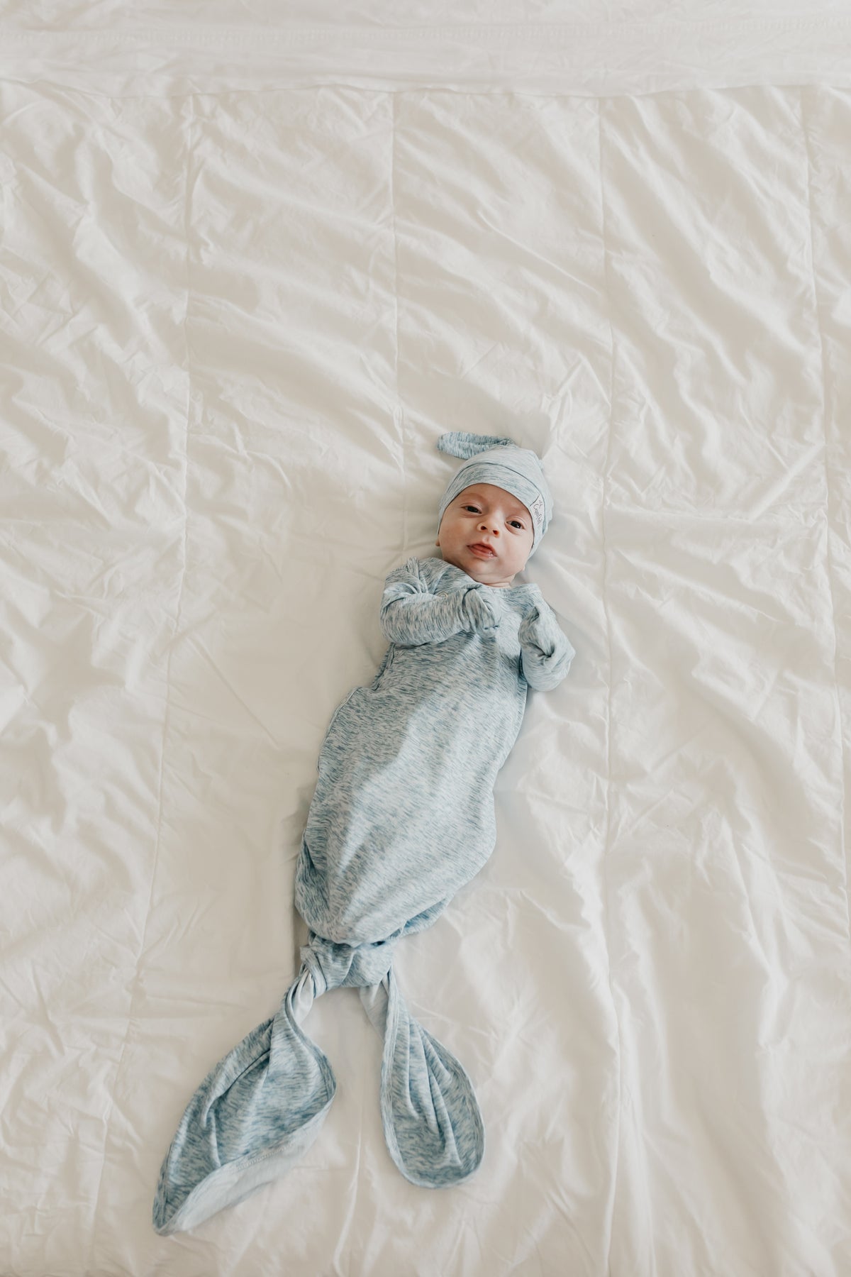 Newborn Knotted Gown - Lennon