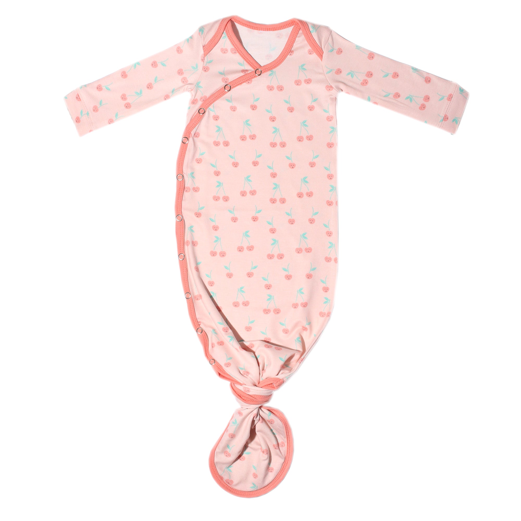 Newborn Knotted Gown - Cheery