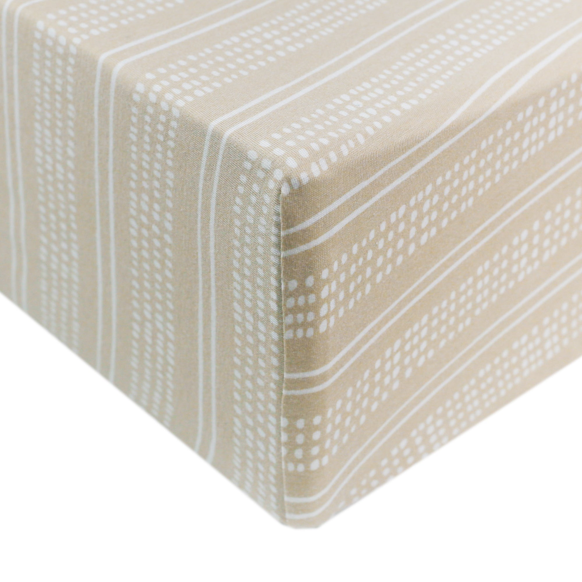 Premium Knit Fitted Crib Sheet - Clay