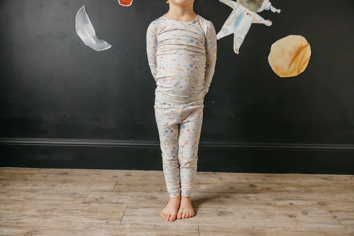 2pc Long Sleeve Pajama Set - Cosmos