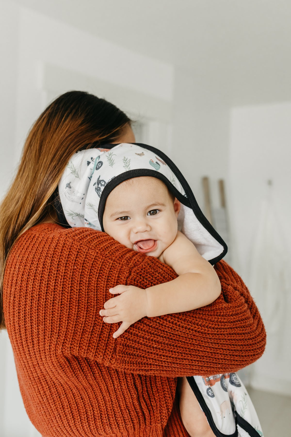 Premium Baby Knit Hooded Towel - Jo