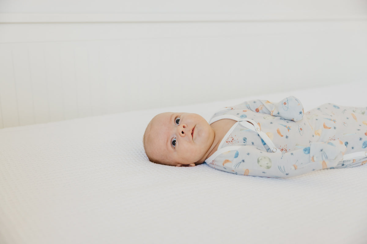 Newborn Knotted Gown - Cosmos