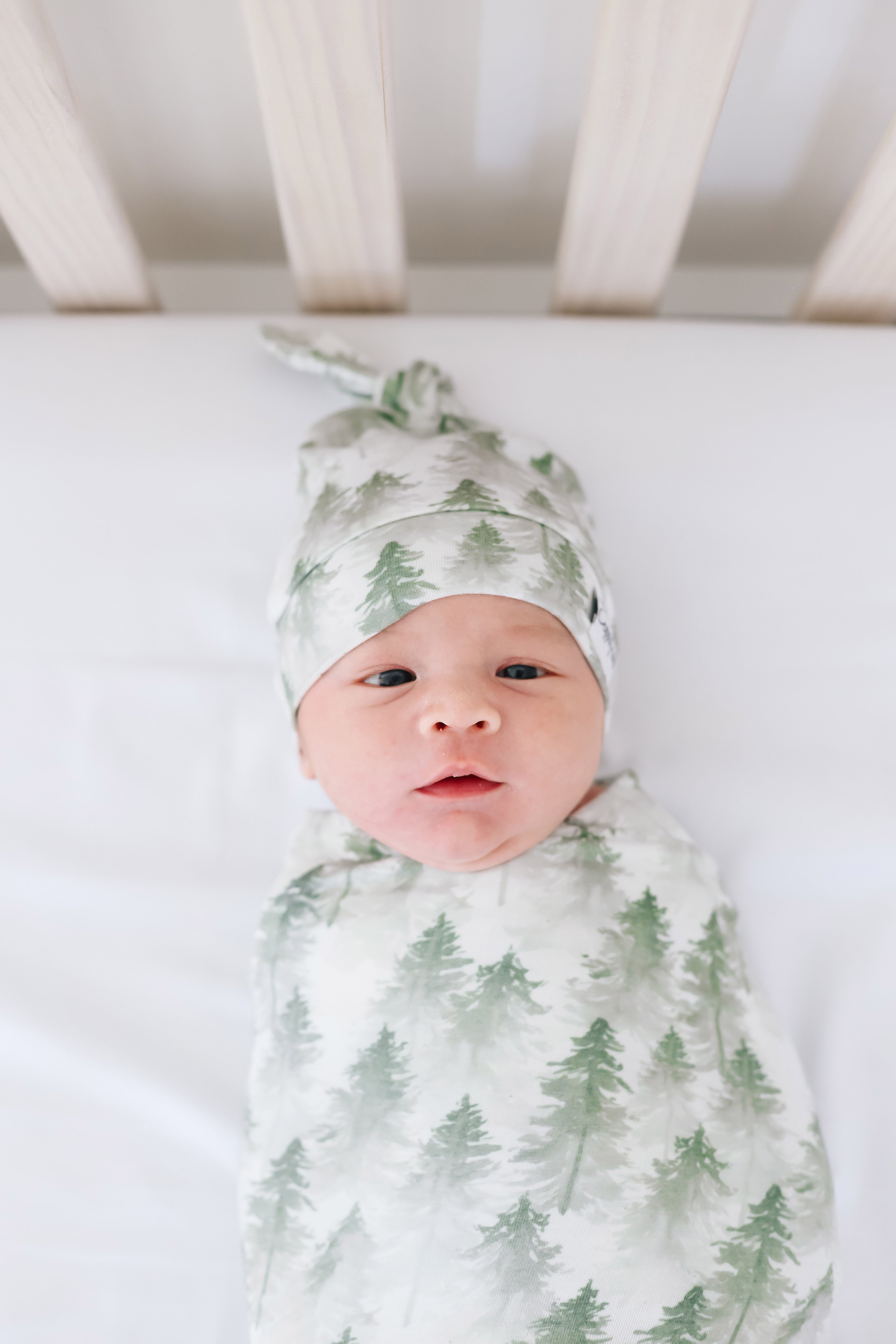 Top Knot Hat - Evergreen