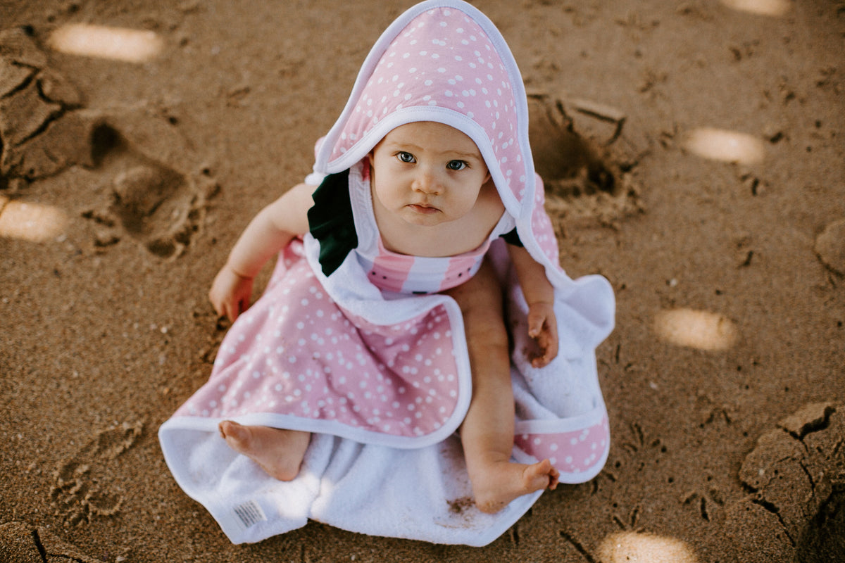 Premium Knit Hooded Towel - Lucy