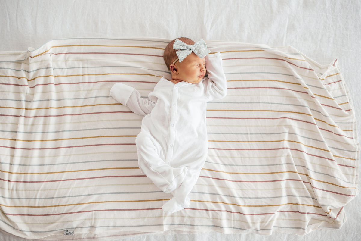 Knit Swaddle Blanket - Piper