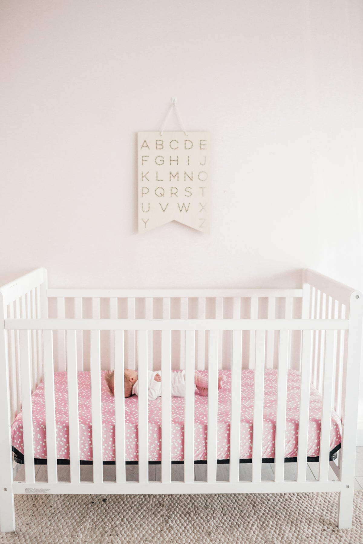 Premium Knit Fitted Crib Sheet - Lucy