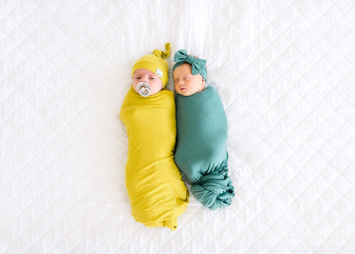 Knit Swaddle Blanket - Squirt