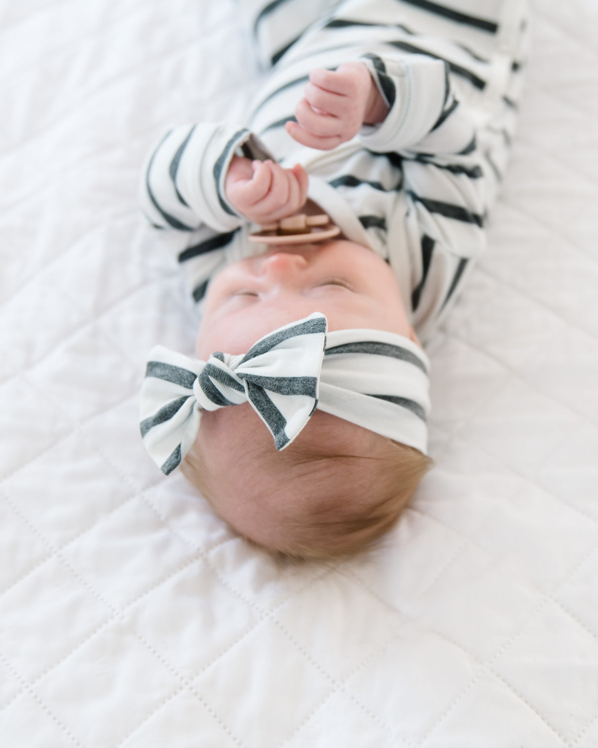Newborn Knotted Gown - City