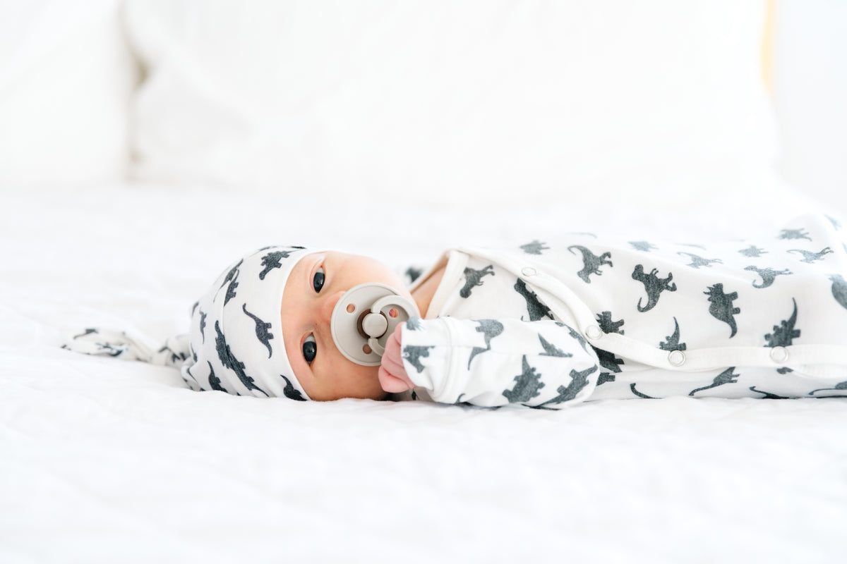 Newborn Knotted Gown - Wild