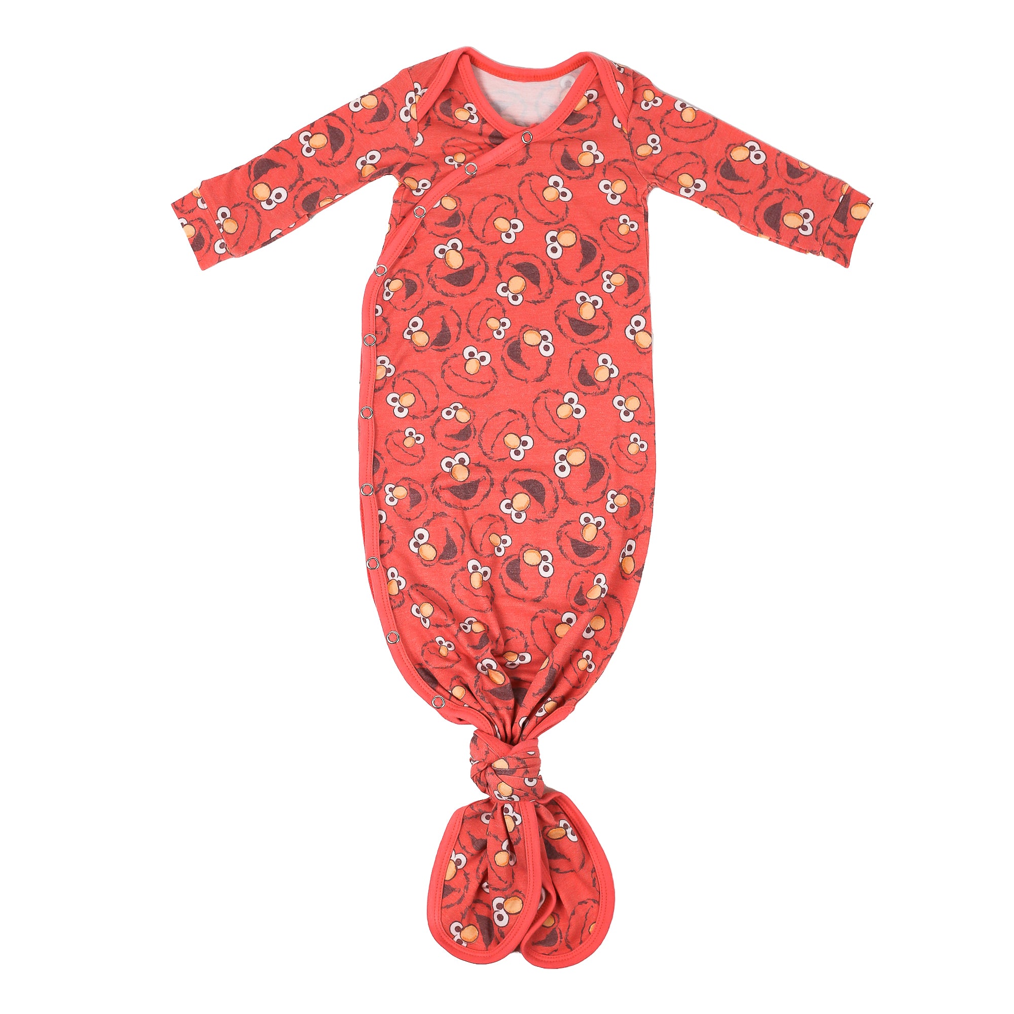 Newborn Knotted Gown - Elmo