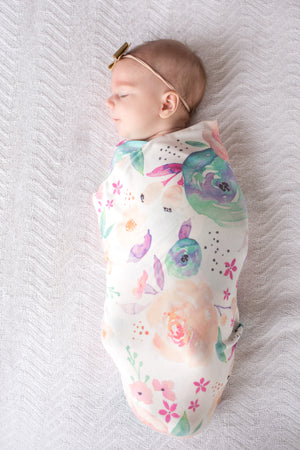  Copper Pearl Large Premium Knit Baby Swaddle Receiving Blanket  XOXO : Baby