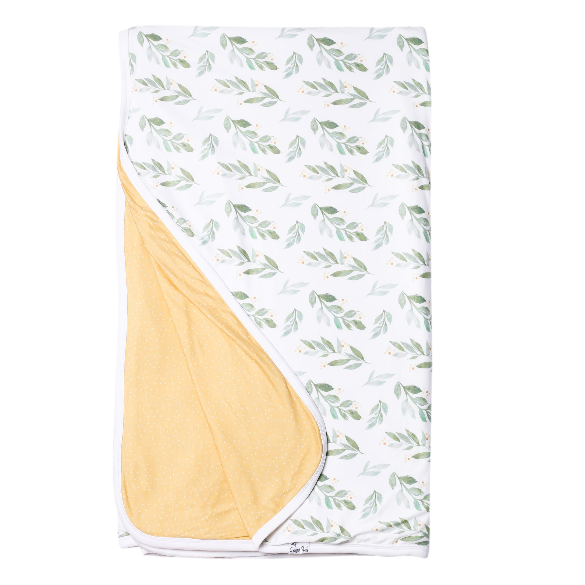 ThreeLayer Jumbo Quilt Fern Copper Pearl