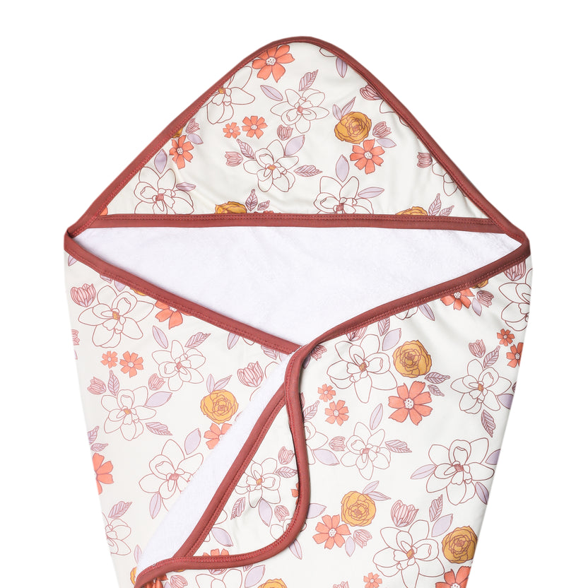 Premium Baby Knit Hooded Towel Ferra Copper Pearl