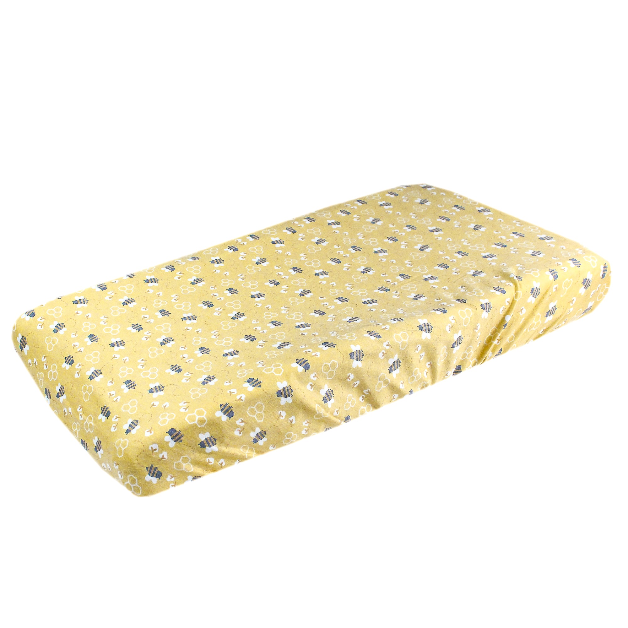 Premium Knit Diaper Changing Pad Cover - Honeycomb