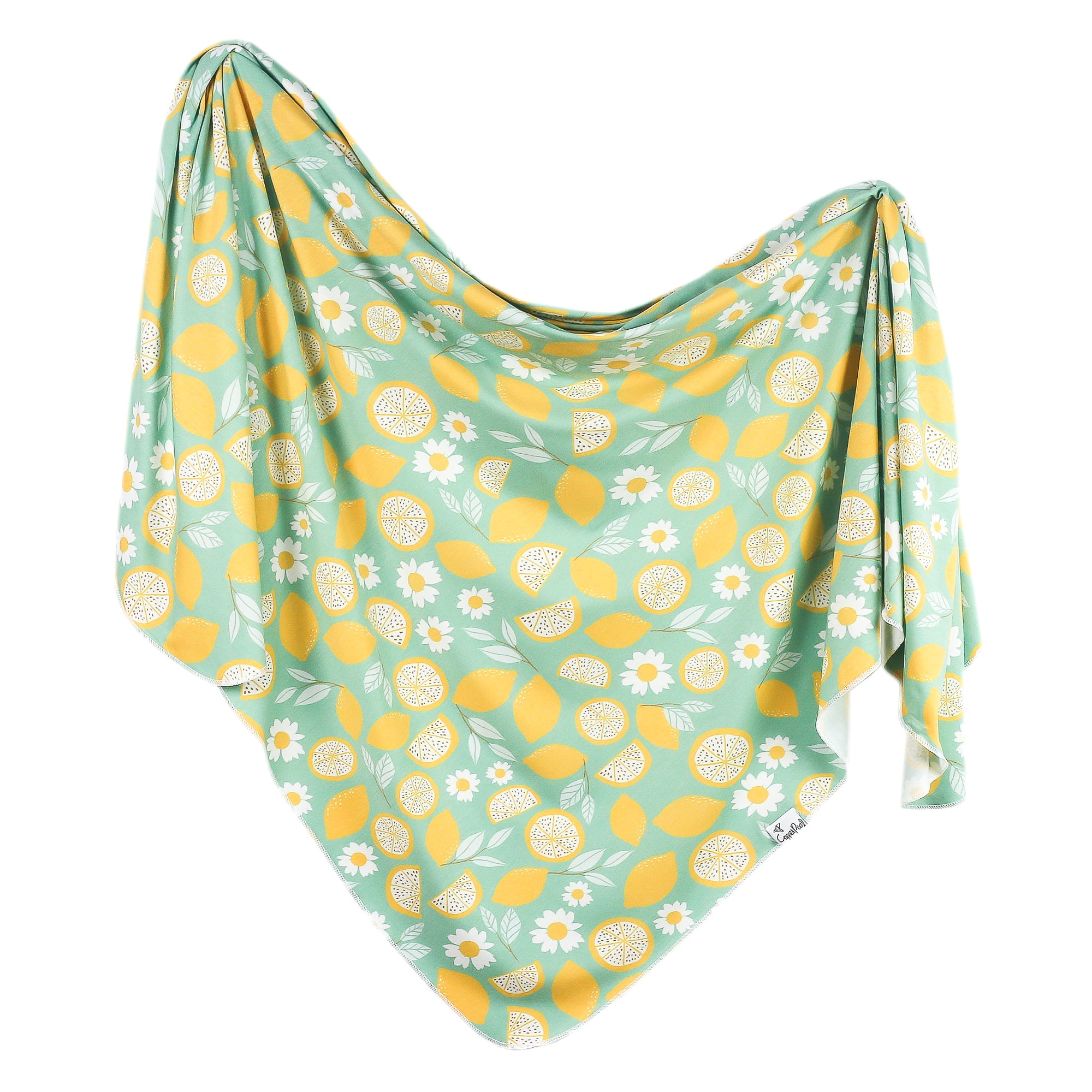 Knit Swaddle Blanket - Lemon