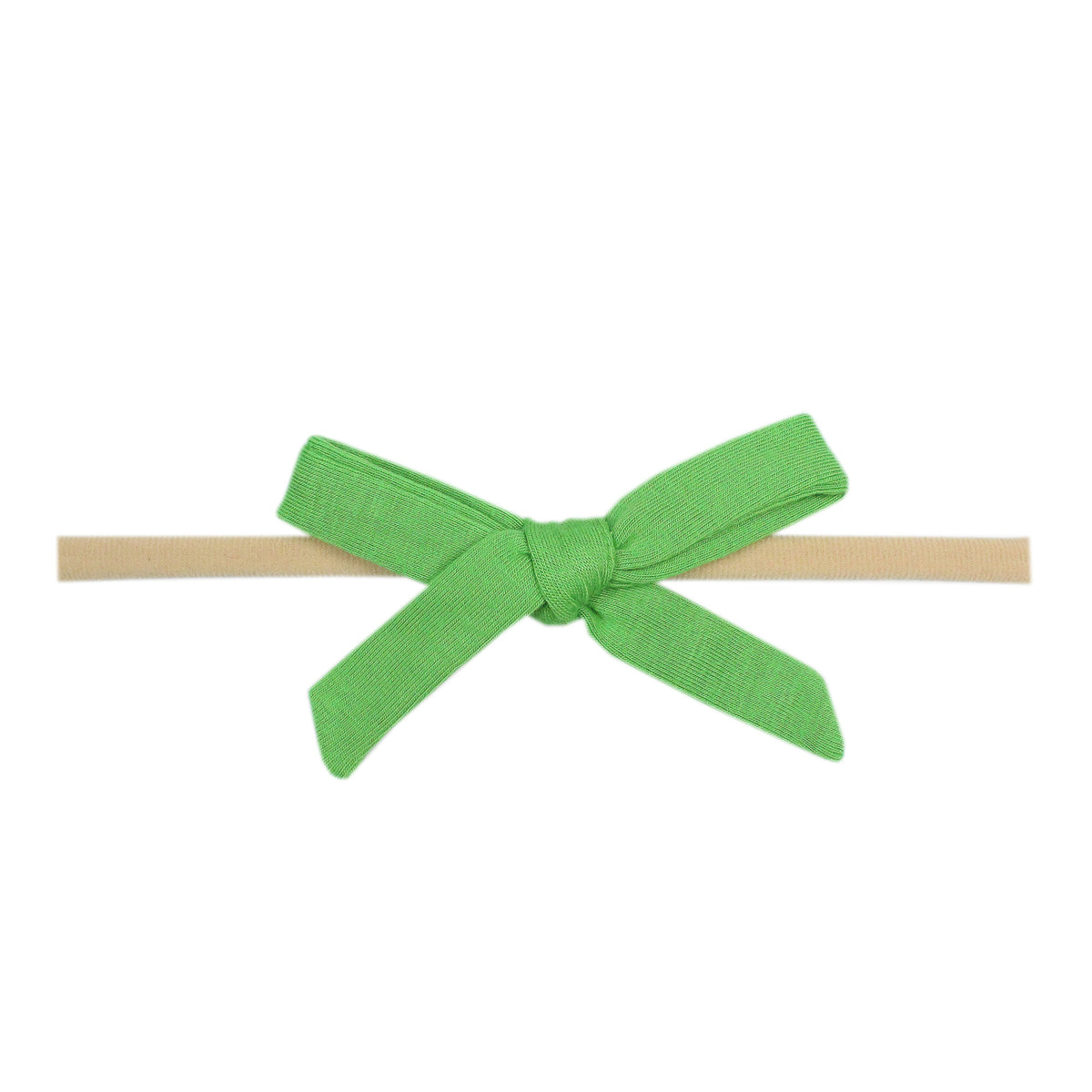 Ribbon Nylon Bow Lime Copper Pearl