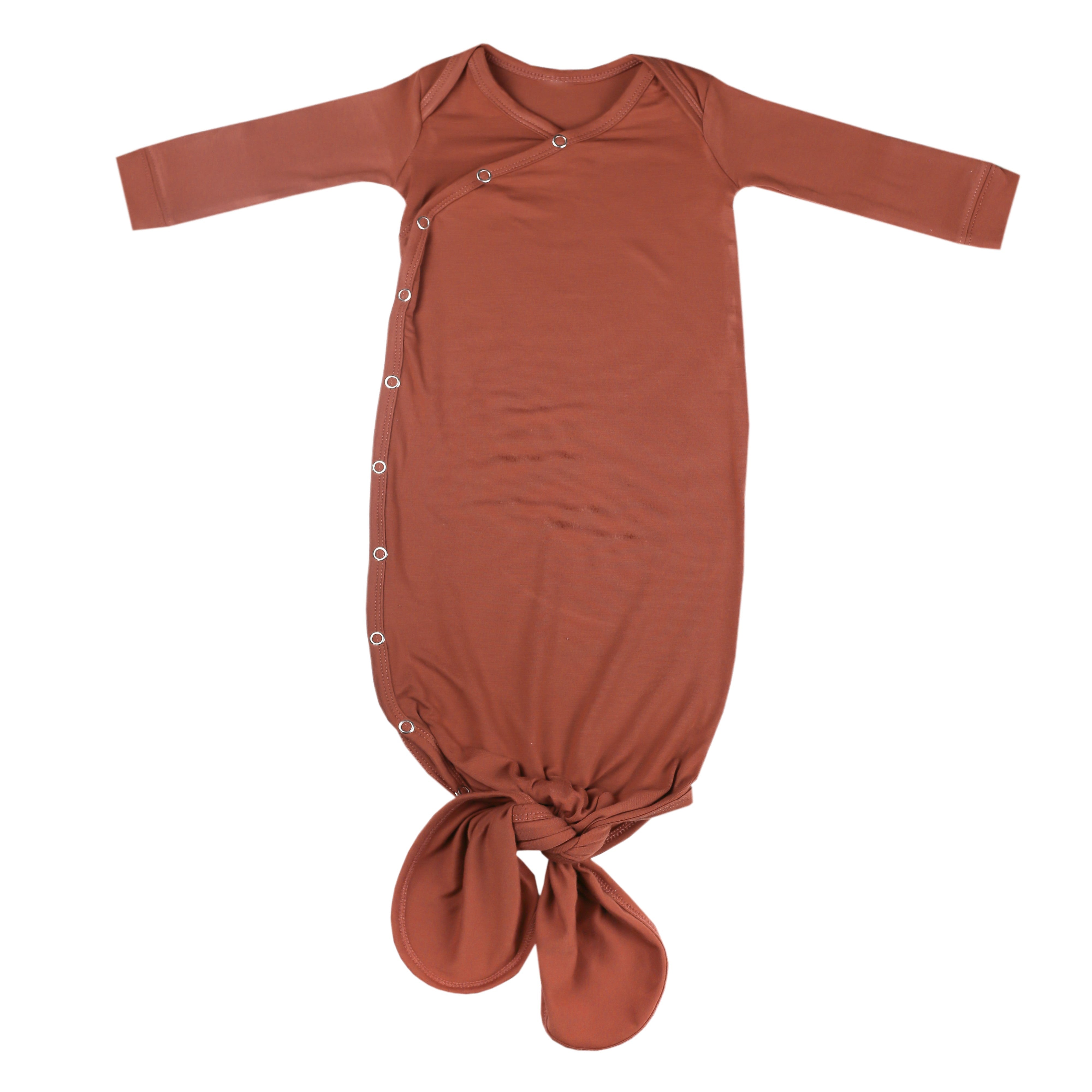 Newborn Knotted Gown - Moab