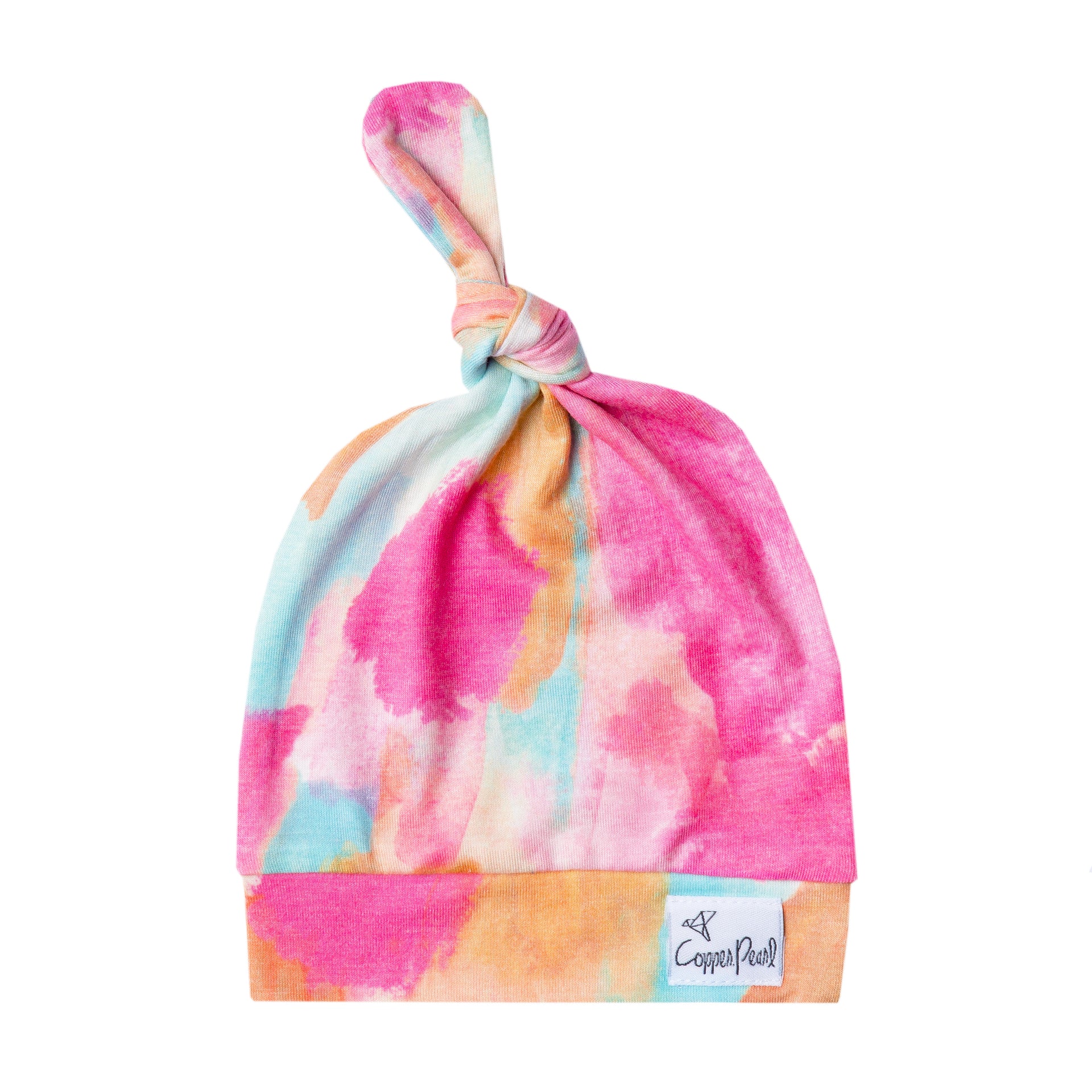 Top Knot Hat Copper Pearl