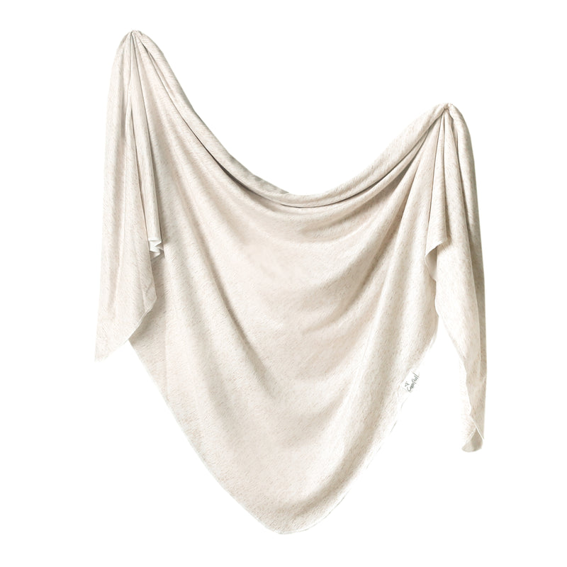 Knit Swaddle Blanket - Oat