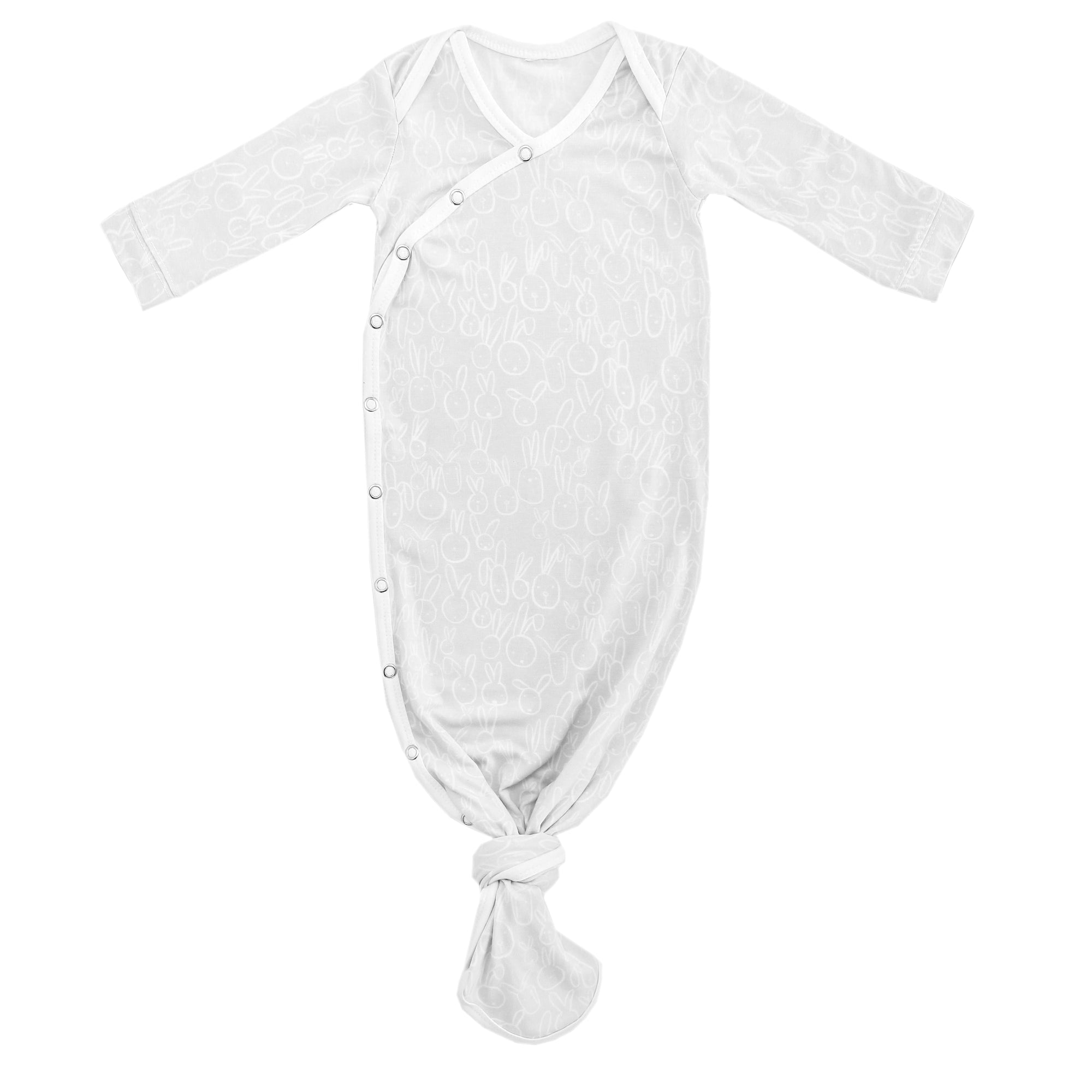 Newborn Knotted Gown - Peter