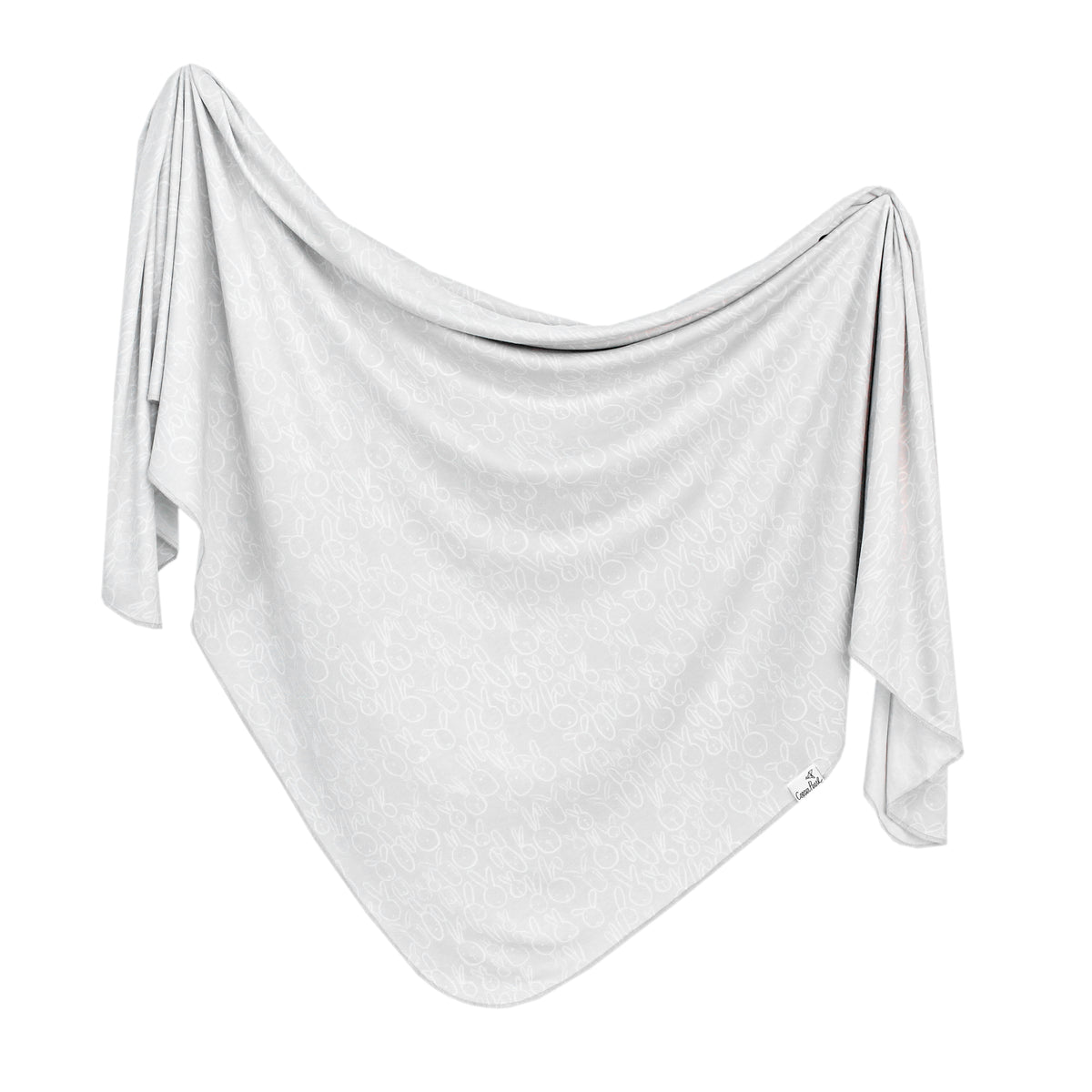 Knit Swaddle Blanket Peter Copper Pearl