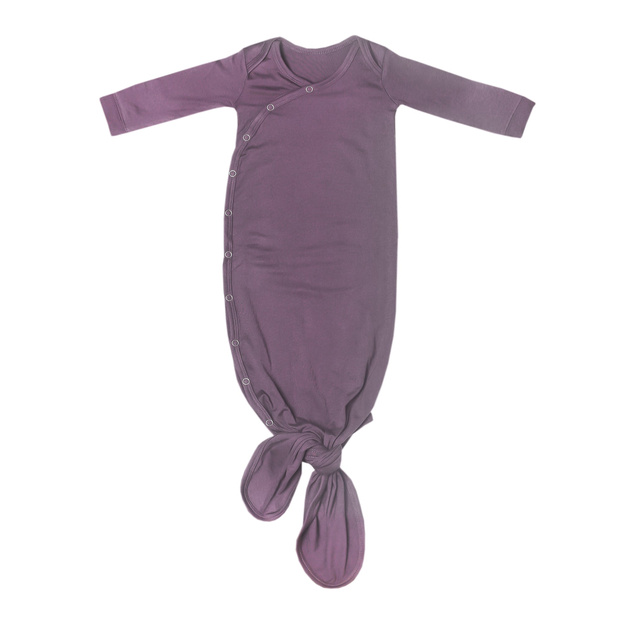 Knotted Gown - Plum