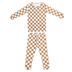 2pc Long Sleeve Pajama Set - Rad 2T | Copper Pearl