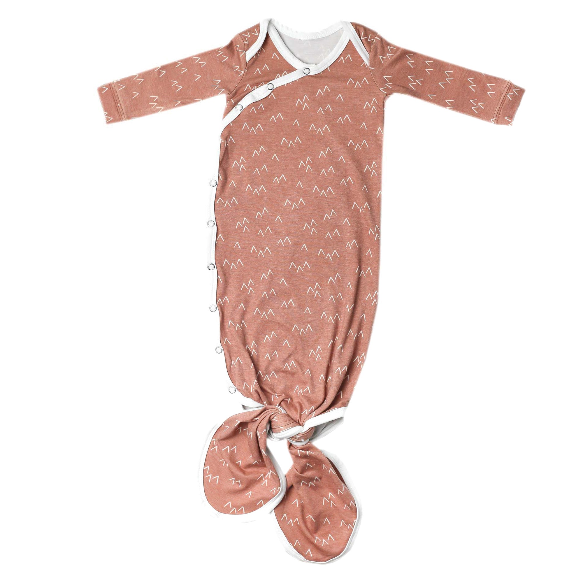 Newborn Knotted Gown - Rocky