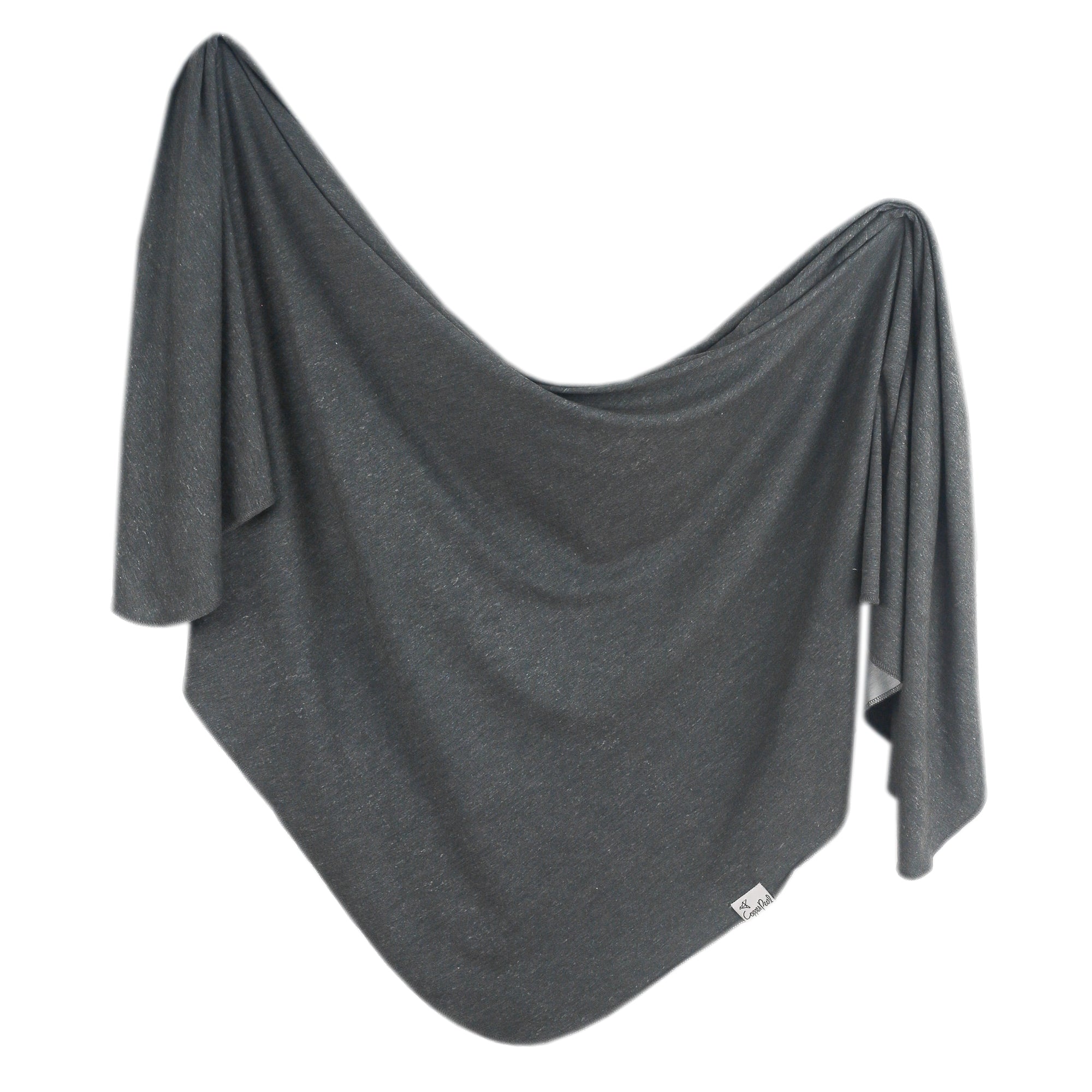 Knit Swaddle Blanket - Slate
