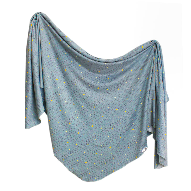 Knit Swaddle Blanket - Starlight