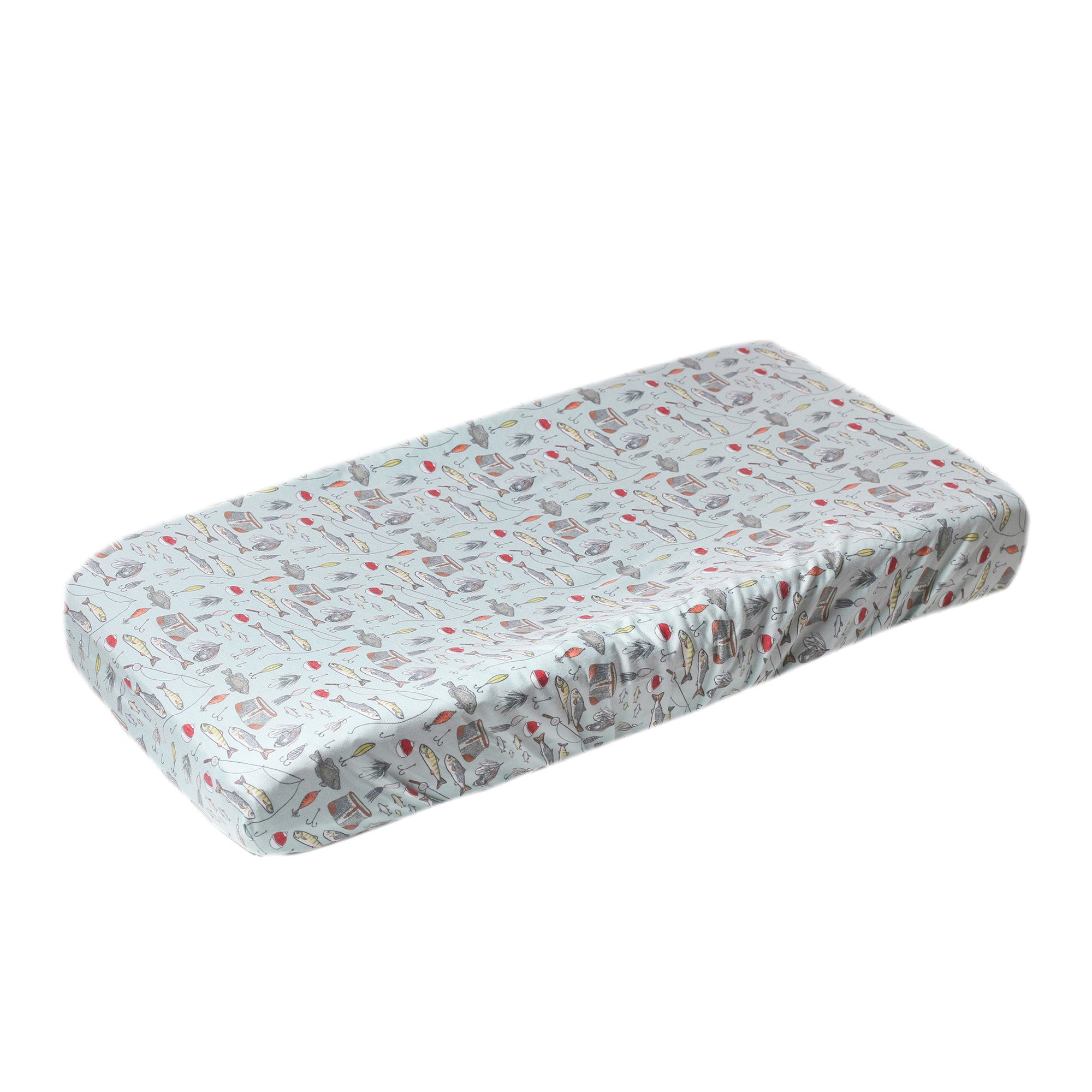 Premium Knit Diaper Changing Pad Cover - Trout