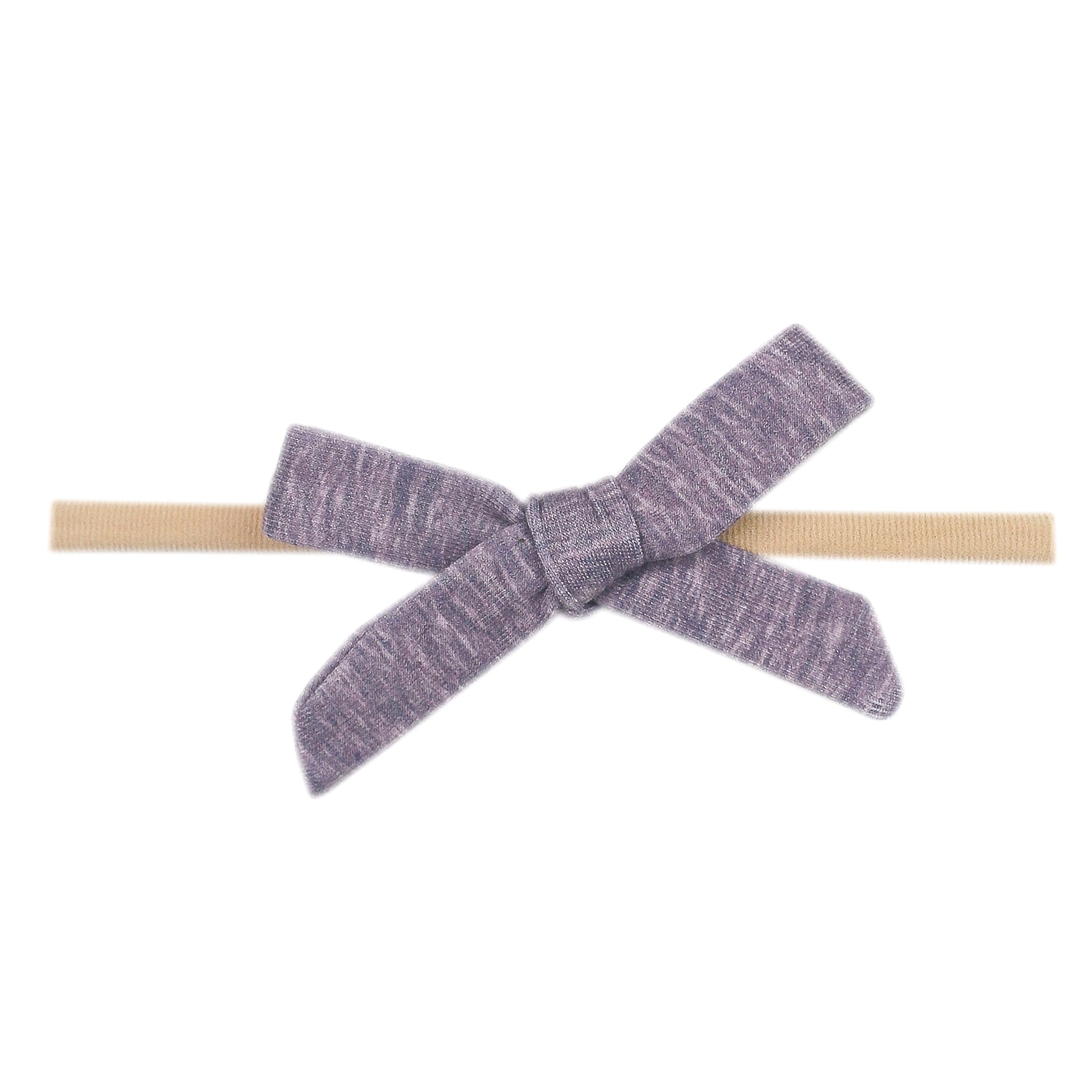 Ribbon Nylon Bow - Violet