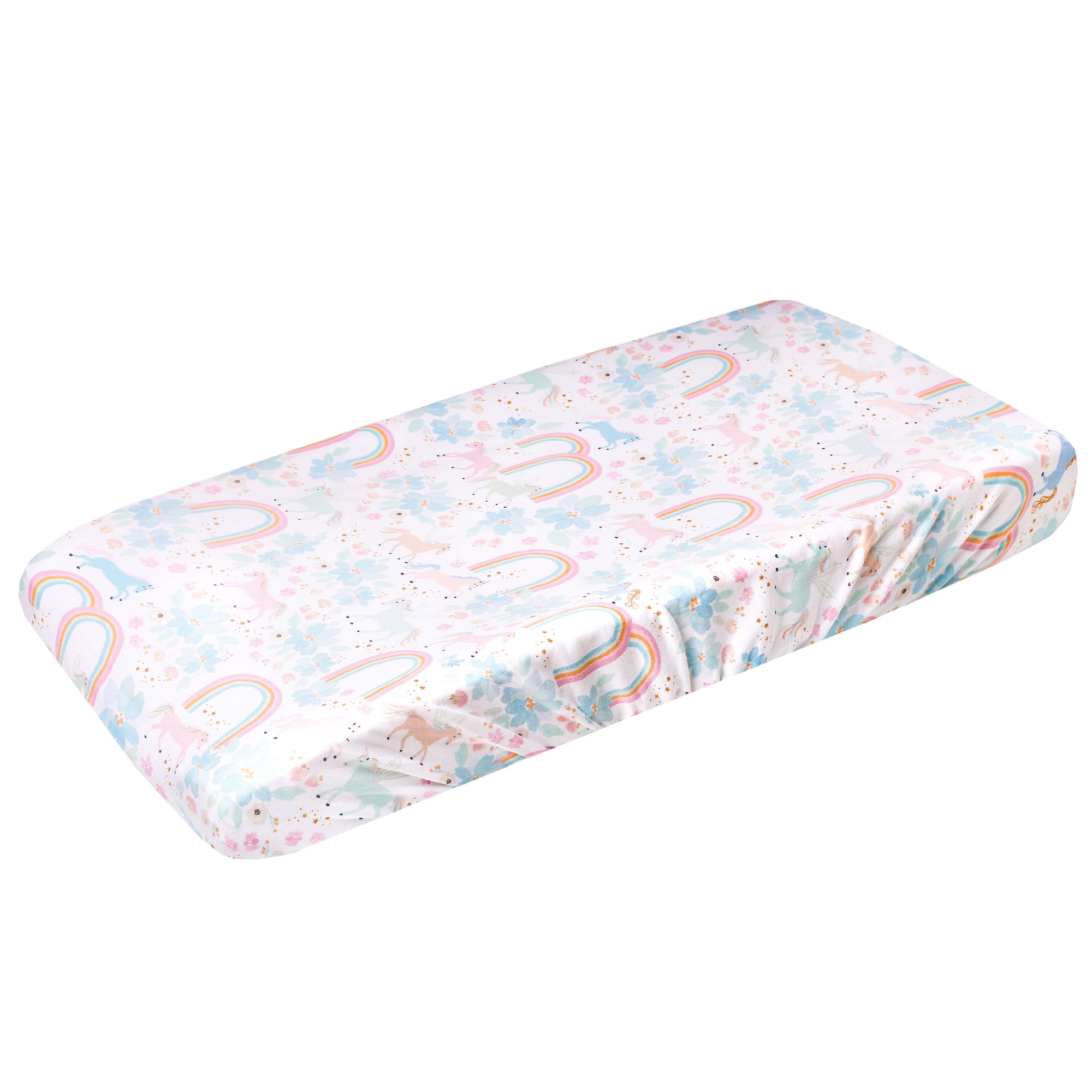 Premium Knit Diaper Changing Pad Cover - Whimsy
